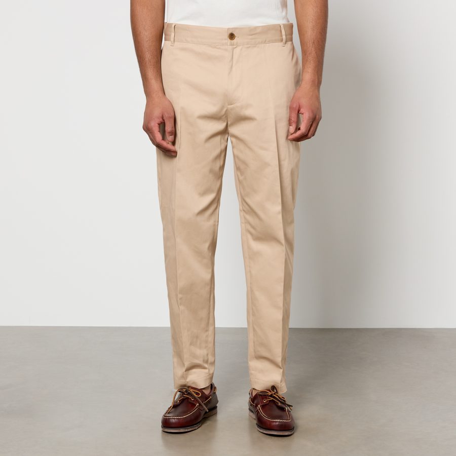 Maison Kitsuné Straight Cotton-Gaberdine Chinos - 44/L