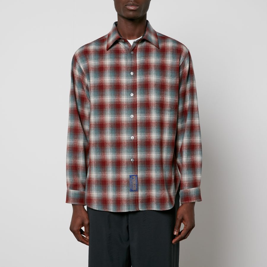 Maison Margiela Pendleton Checked Brushed Wool Shirt - EU39/L