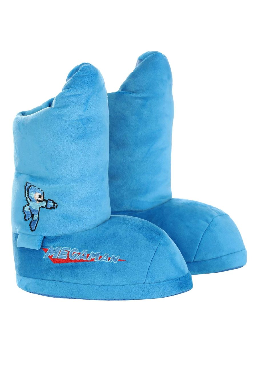 Mega Man Costume Slippers