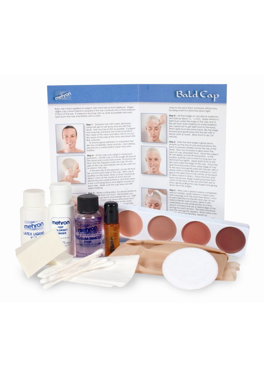 Mehron Bald Cap Kit