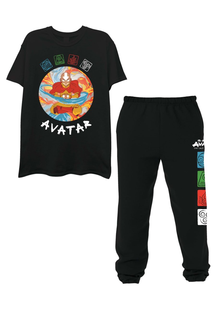 Mens Avatar Tee and Jogger Set