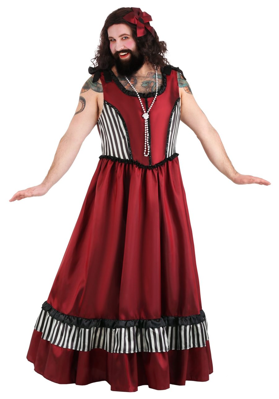 Men's Bearded Woman Costume