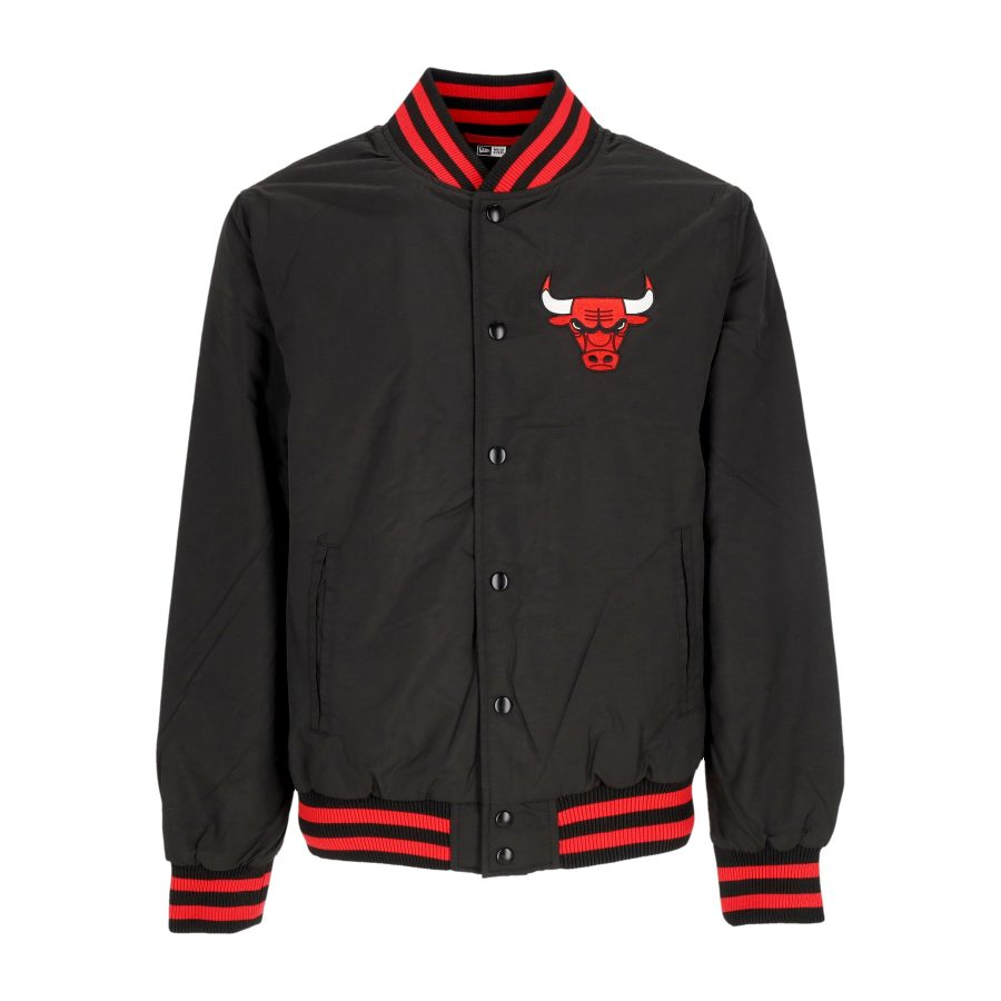 Men's Bomber Jacket Nba Script Bomber Jacket Chibul Black/front Door Red