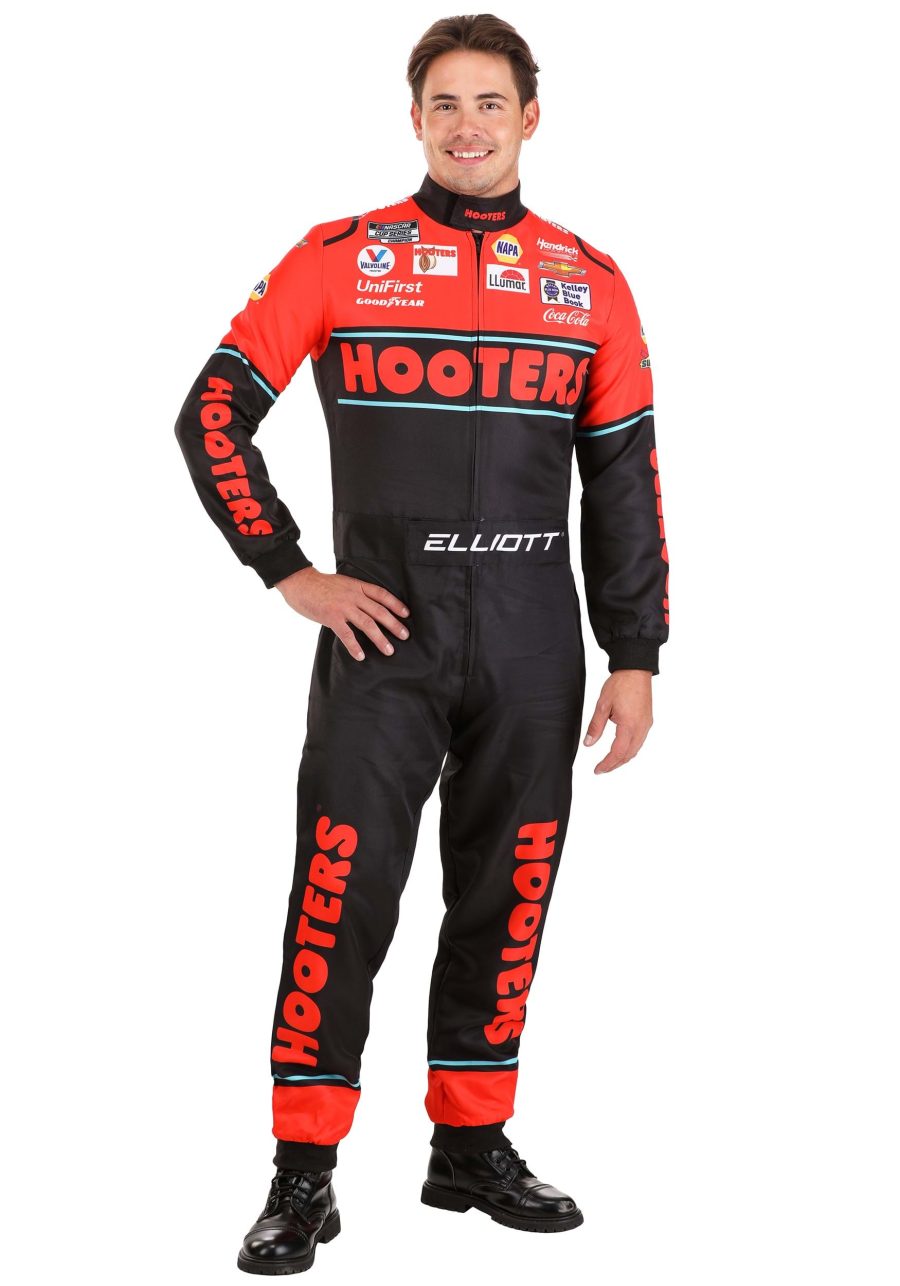 Men's Chase Elliott Hooters Uniform NASCAR Costume