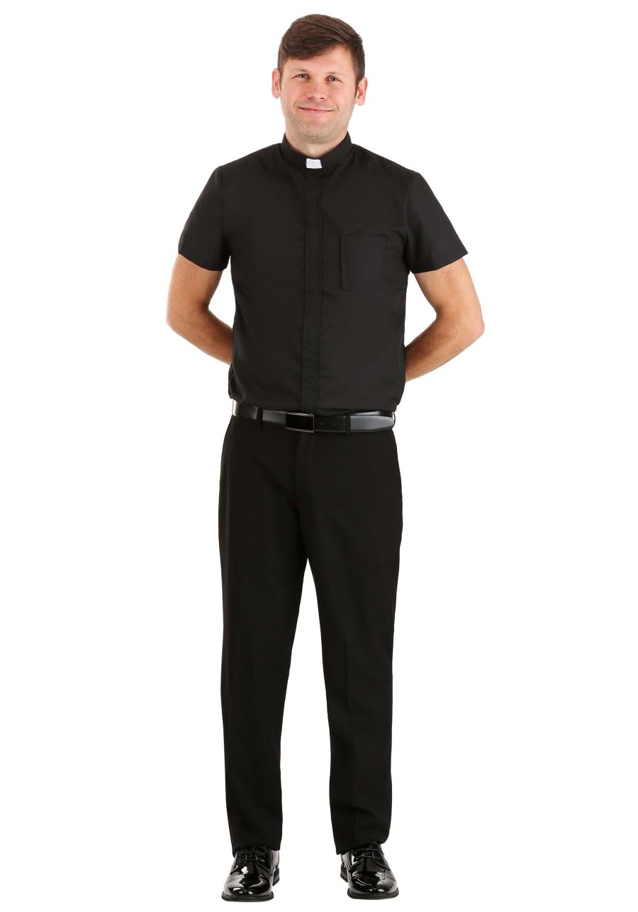 Men's Classic Priest Costume Shirt