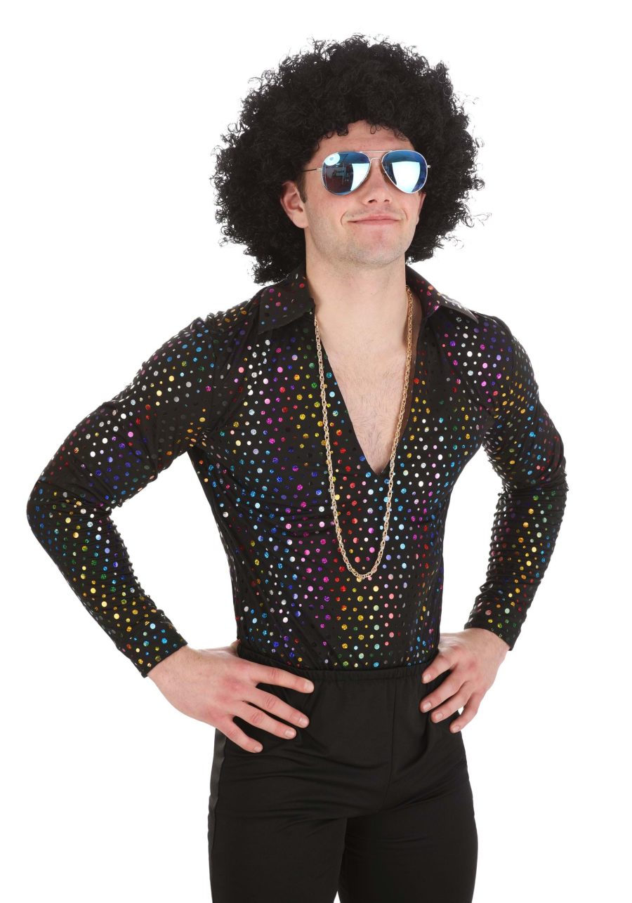 Men's Dazzling Disco Costume Shirt