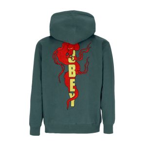 Men's Dragon Zip Hood Fleece Dark Cedar