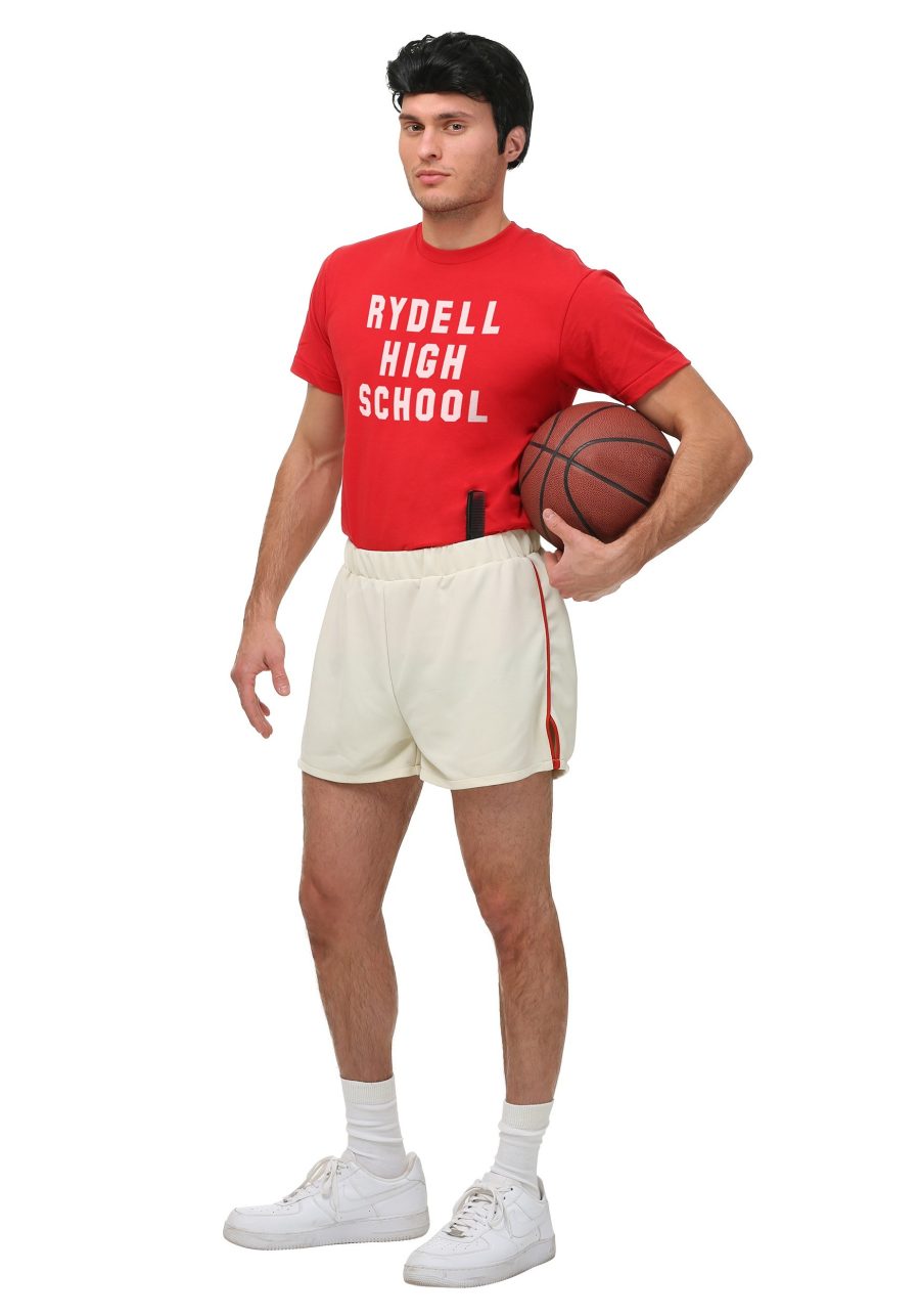 Men's Grease Danny Rydell High Gym Uniform Costume