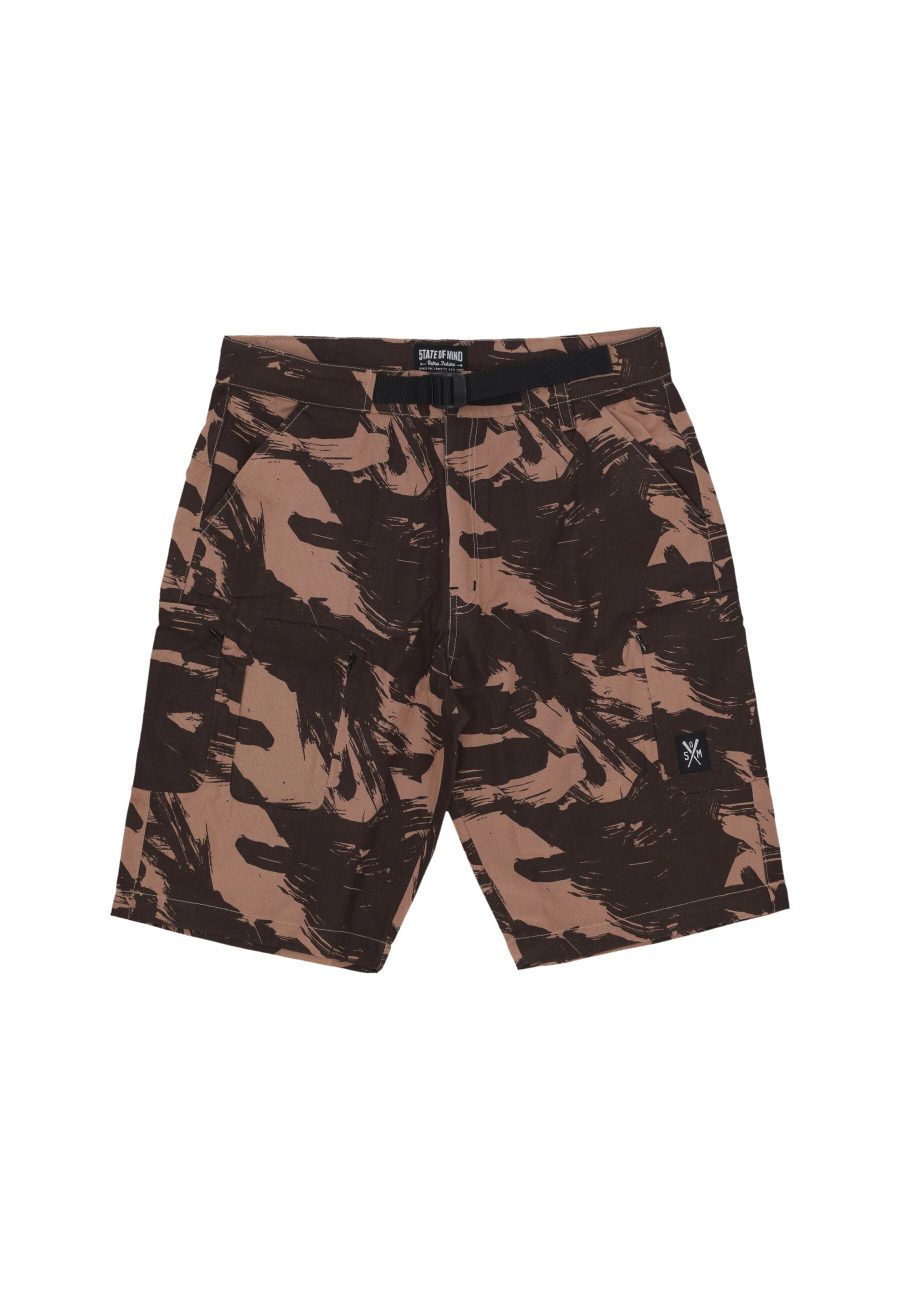 Men's Hidden Cargo Shorts Brown/camo