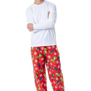 Men's Mario & Yoshi Gifts and Flakes Sleep Pants