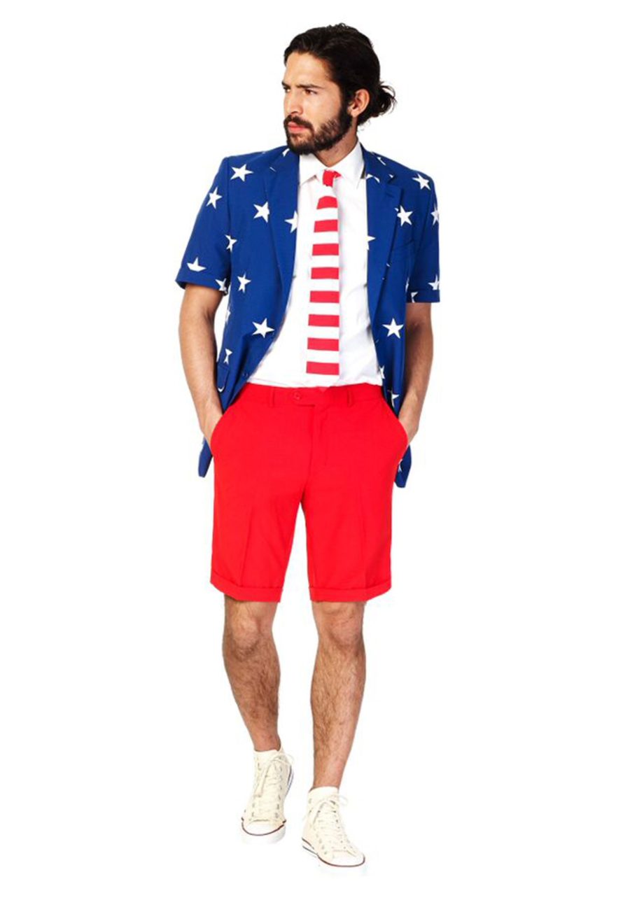 Men's OppoSuits Stars & Stripes Summer Suit Costume