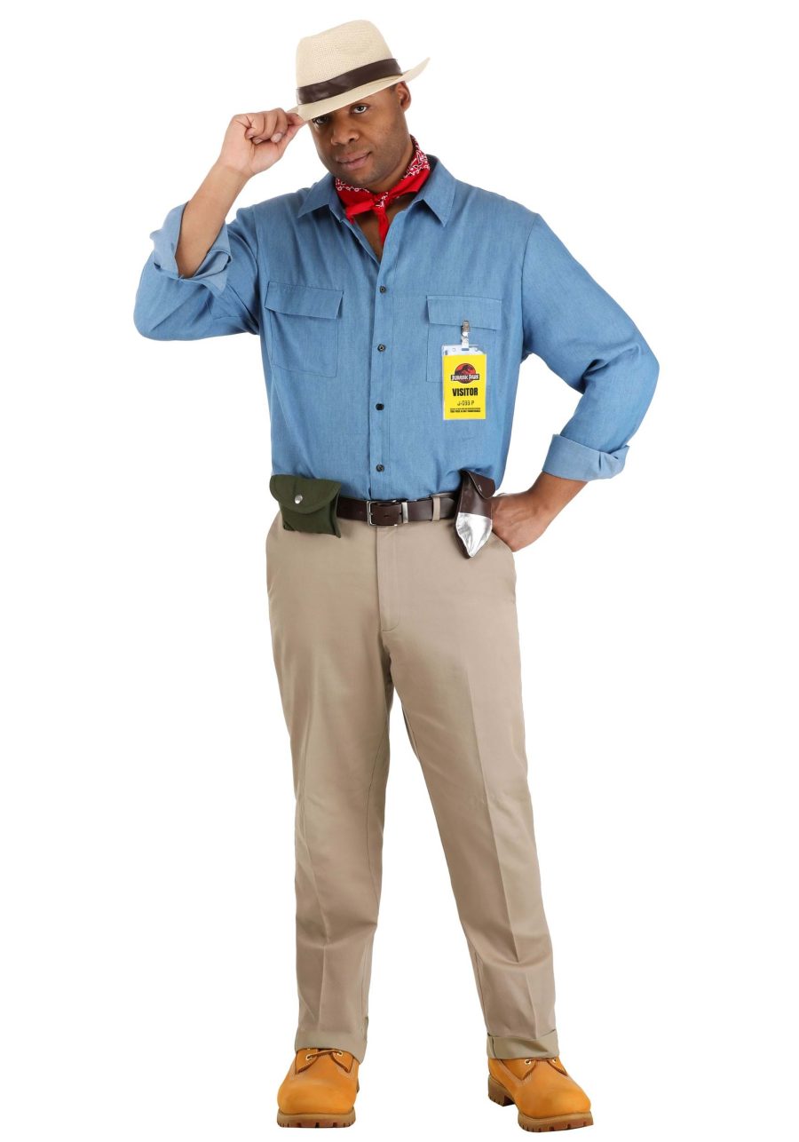 Men's Plus Jurassic Park Dr. Grant Costume