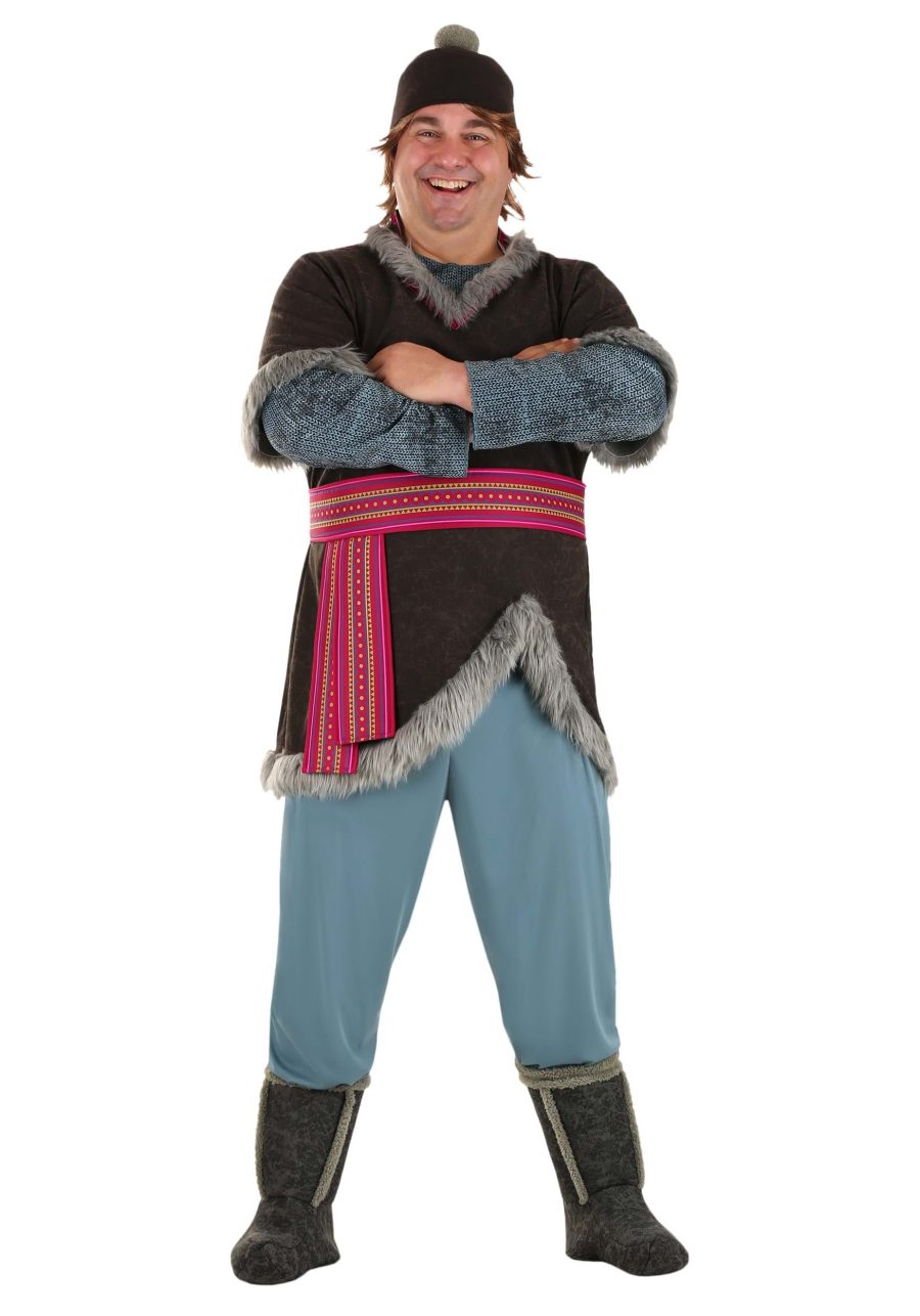 Men's Plus Size Deluxe Kristoff Costume