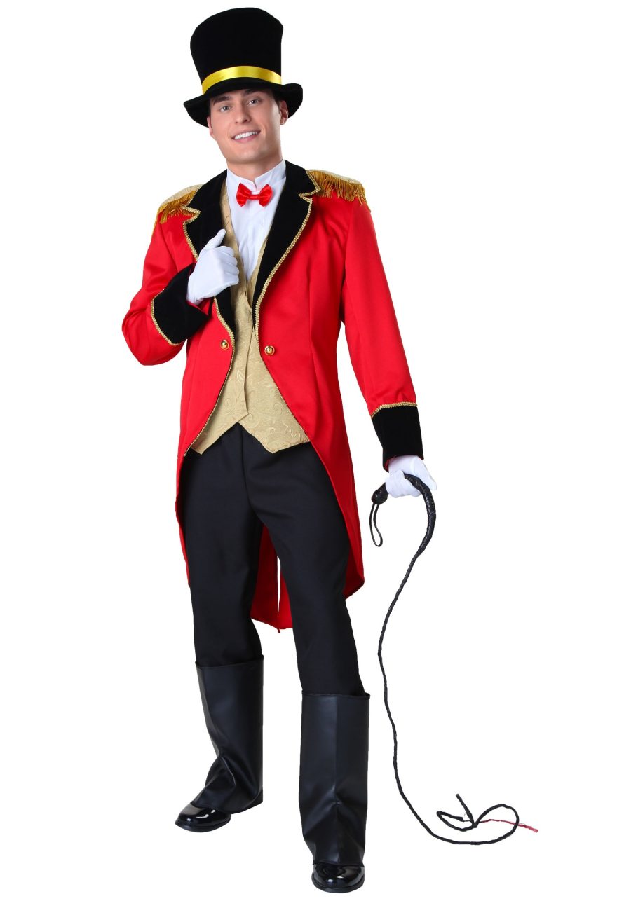 Men's Plus Size Ringmaster Costume