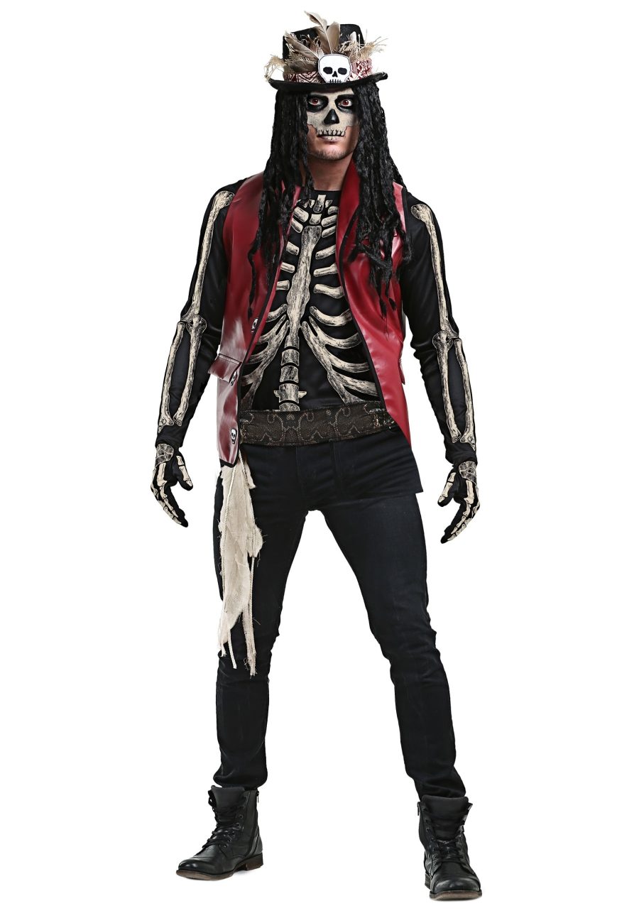 Men's Plus Size Voodoo Doctor Costume