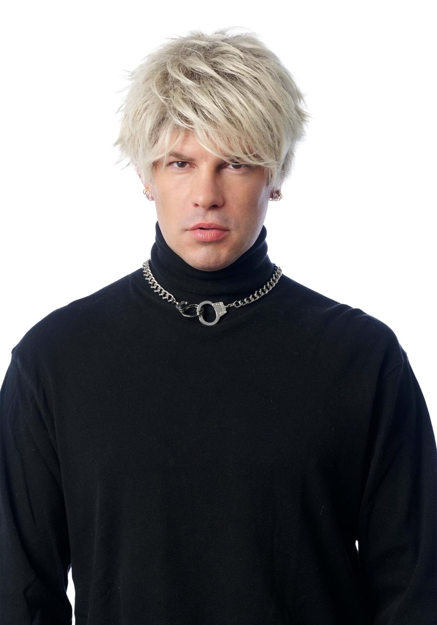 Men's Rap Rocker Blonde Wig