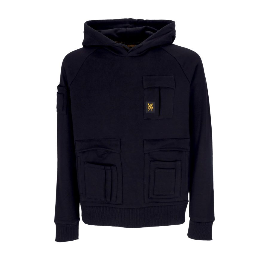 Men's Retrofuture Combat Hoodie Black