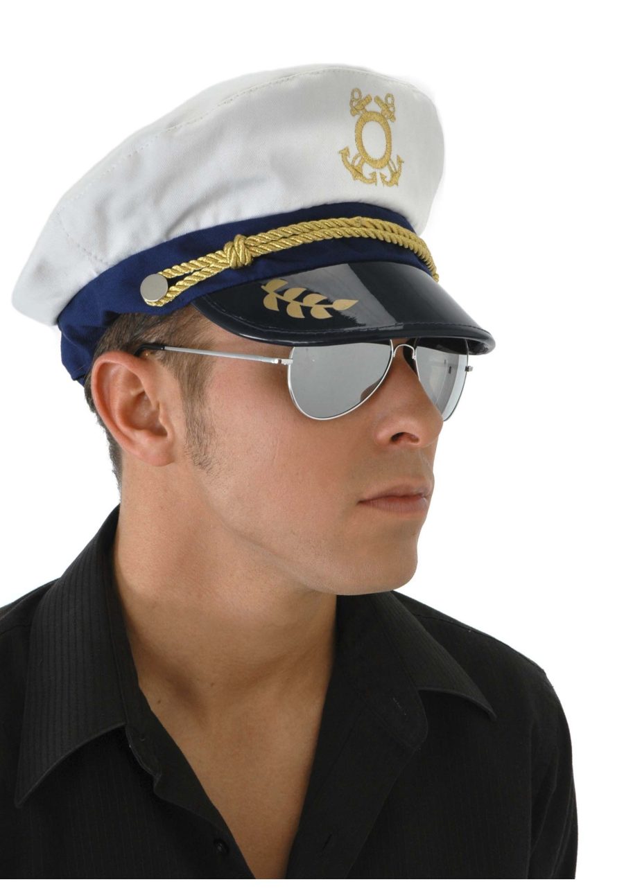 Men's Sailor Captain Costume Hat