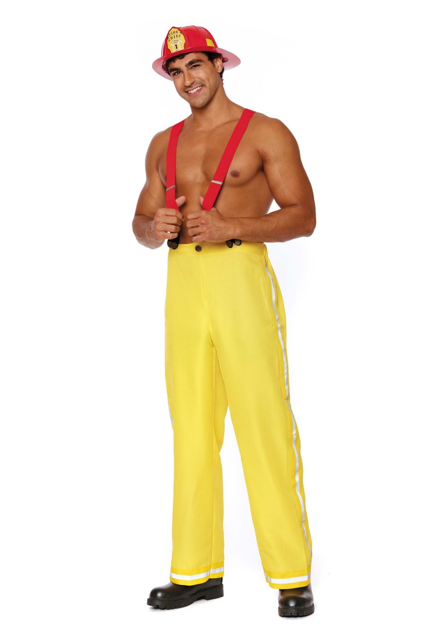 Men's Sexy Fiery Fighter Costume