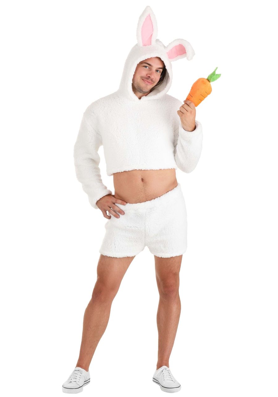 Men's Sexy White Bunny Costume