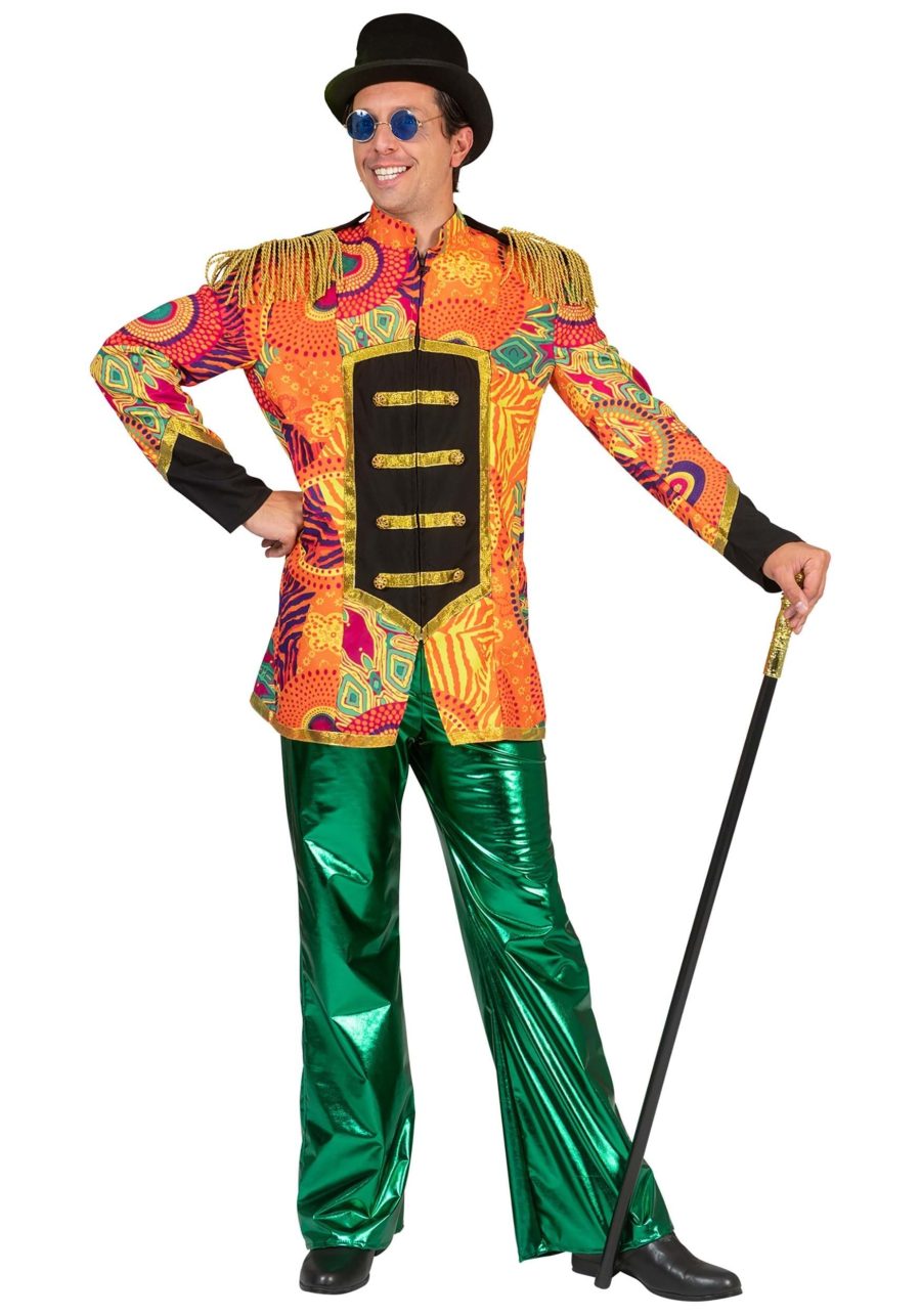 Men's Sgt. Pepper Album Inspired Orange Costume Jacket