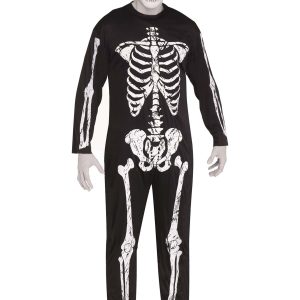 Men’s Skeleton Jumpsuit Costume