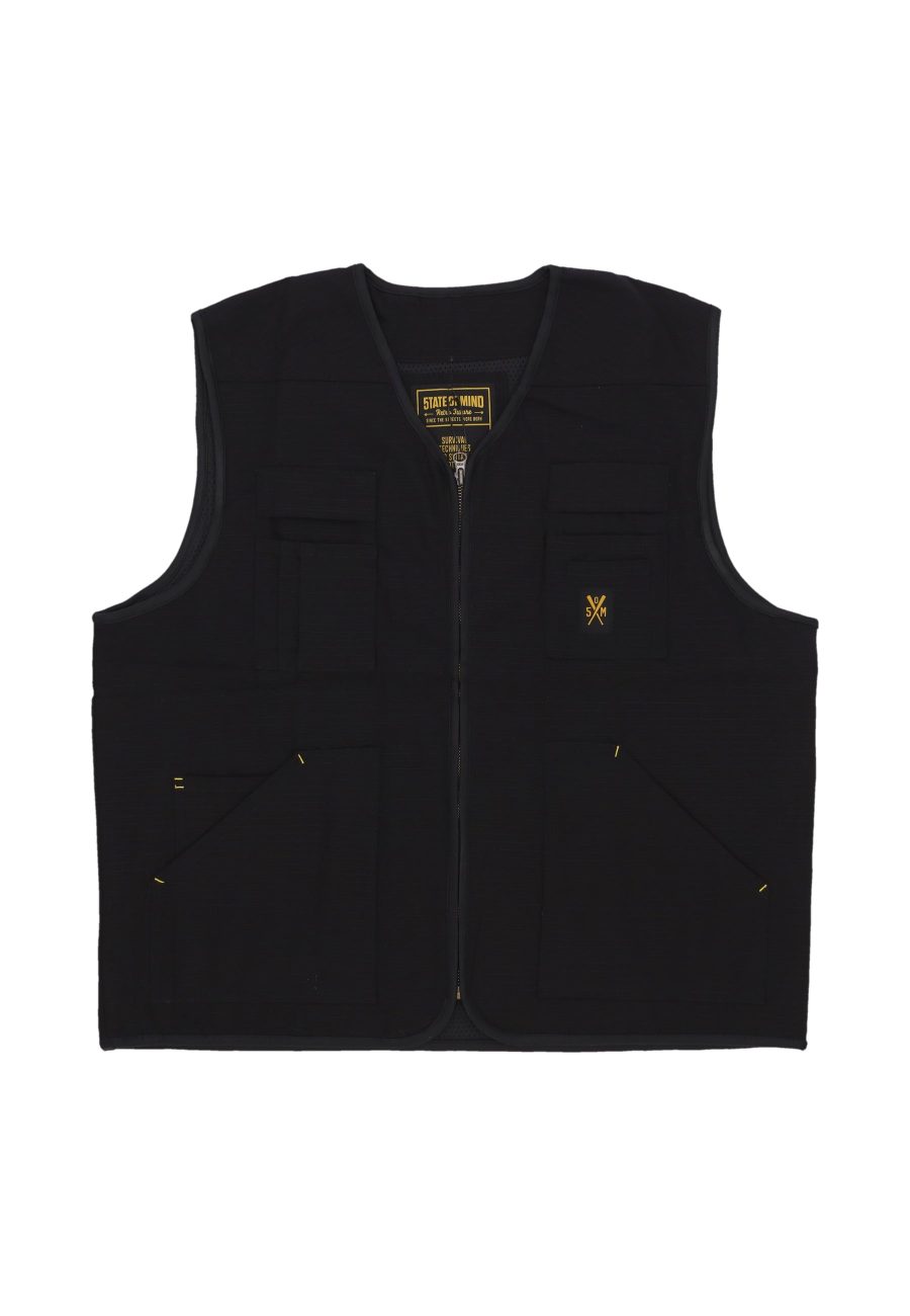 Men's Sleeveless Combat Vest Black