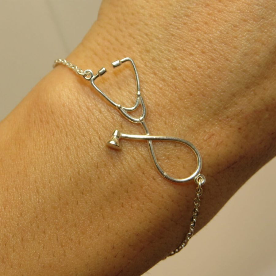 Metal Stethoscope Bracelet