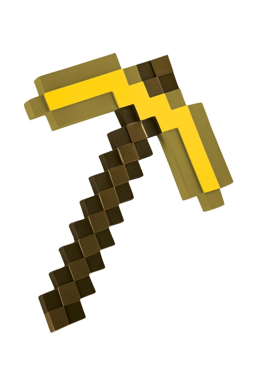 Minecraft Gold Pickaxe Tool Accessory