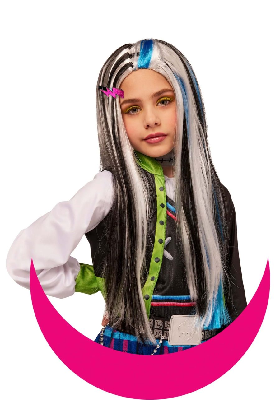 Monster High Girl's Frankie Costume Wig