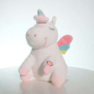 Multicolored Light Up Unicorn Plush Toy