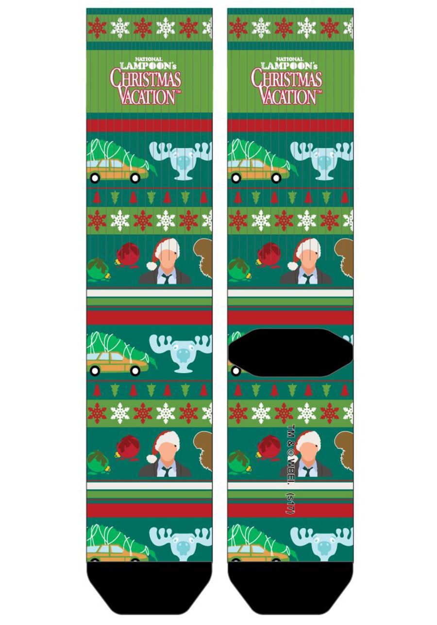 National Lampoon's Christmas Vacation Ugly Christmas Socks