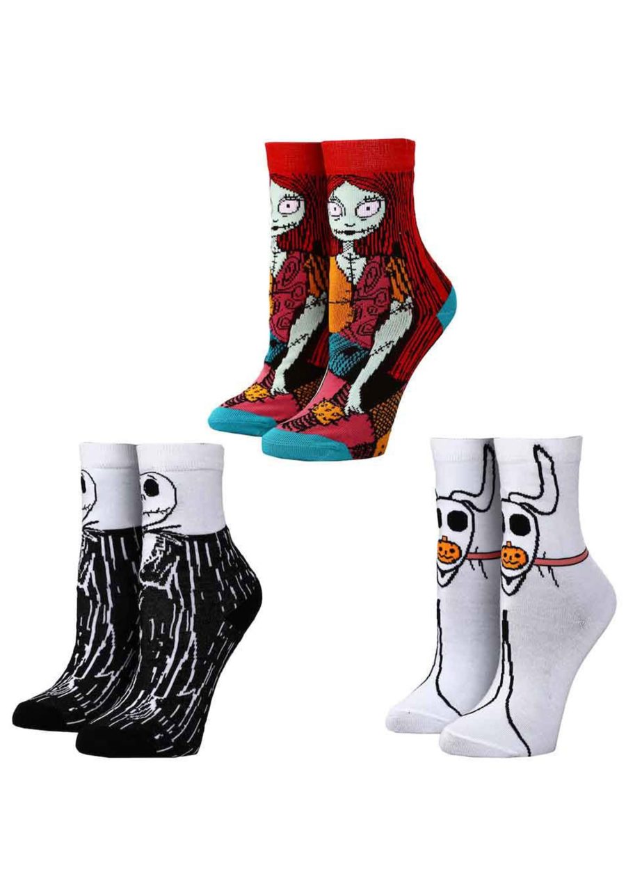 Nightmare Before Christmas 3 Pair Kid's Character Socks