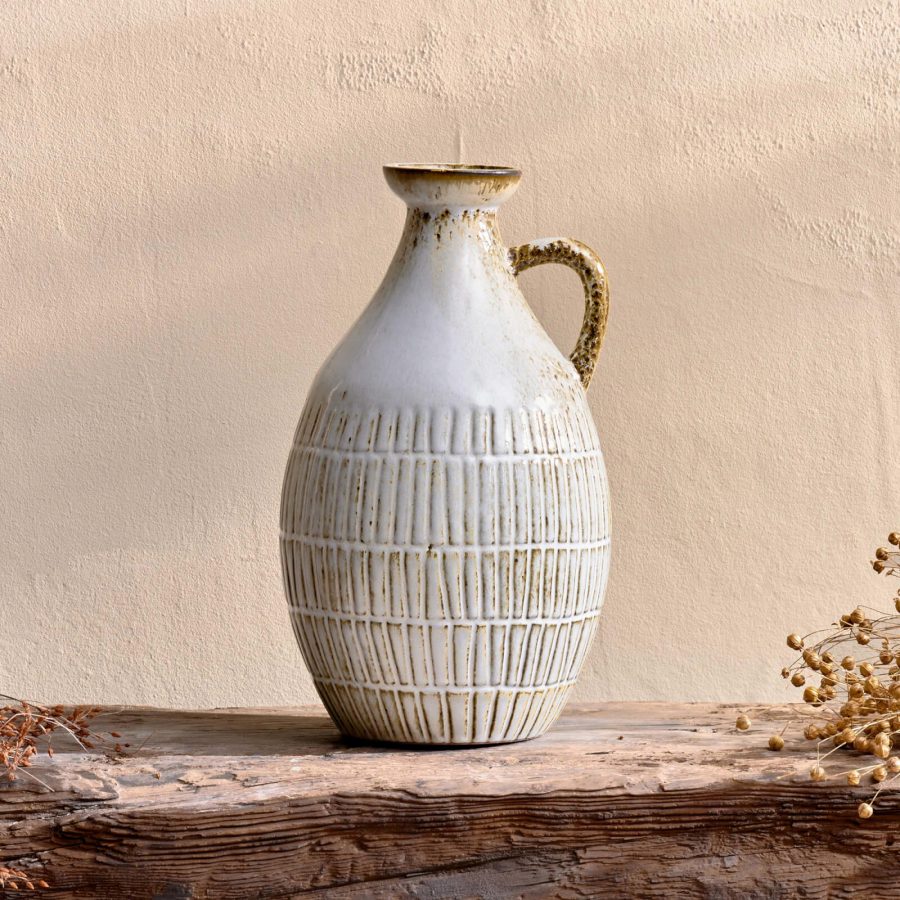 Nkuku Anjuna Reactive Glaze Decorative Jug - Large