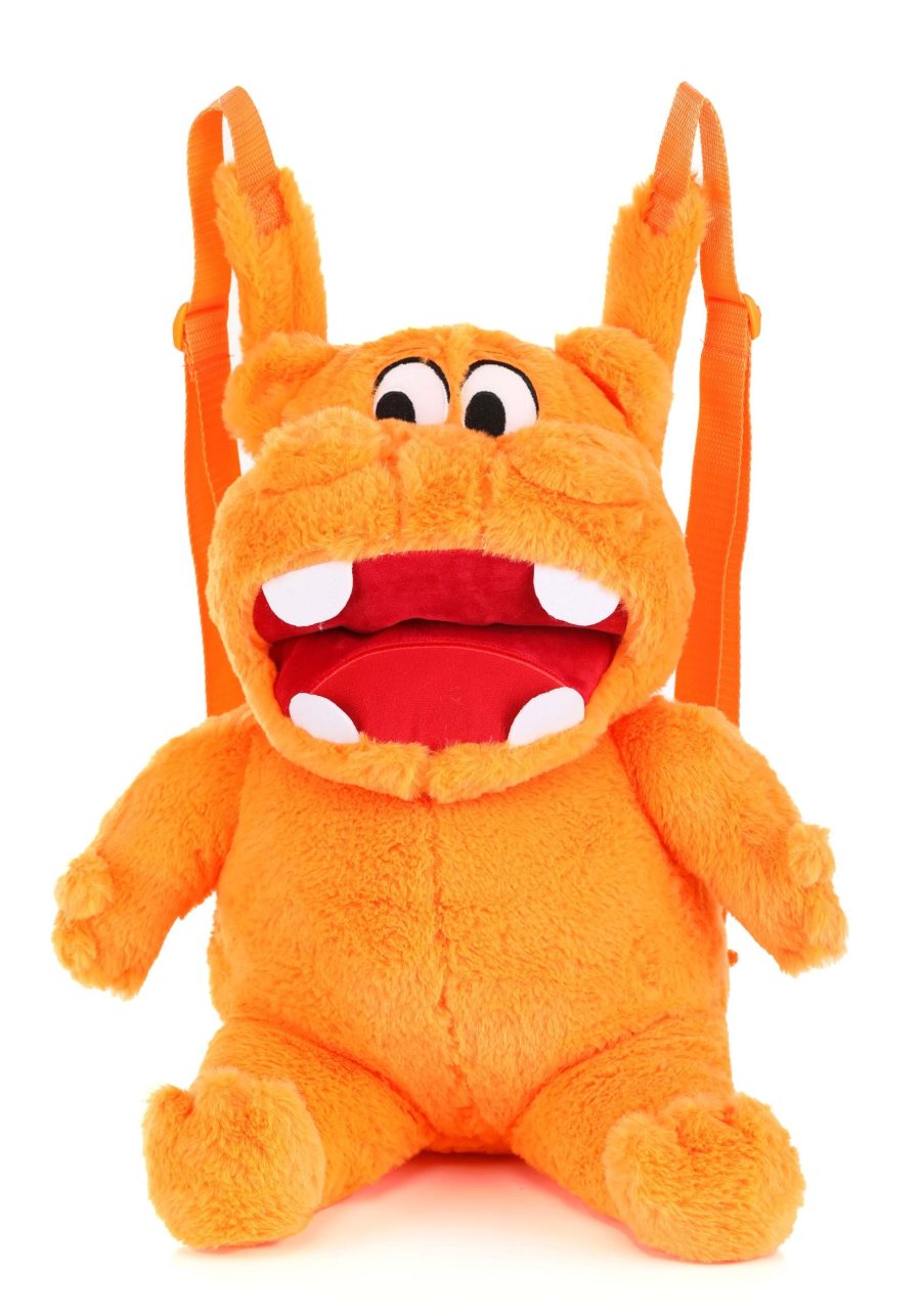 Orange Hungry Hungry Hippos Plush Backpack