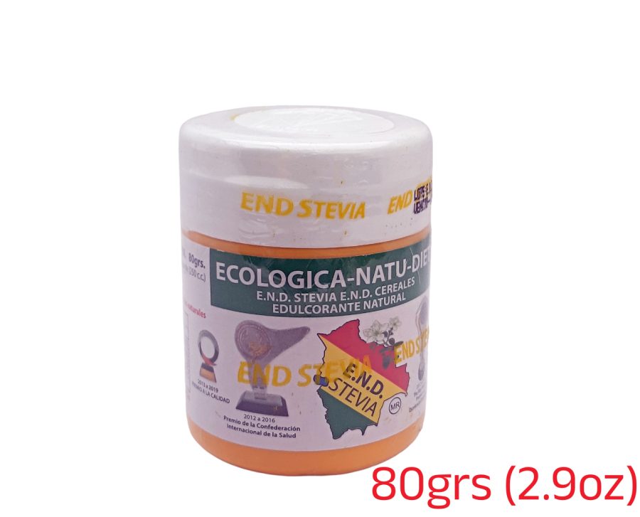 Original Stevia Healthy Powder Sweetener Ecologica Natu Diet Bolivia 40grs 80grs