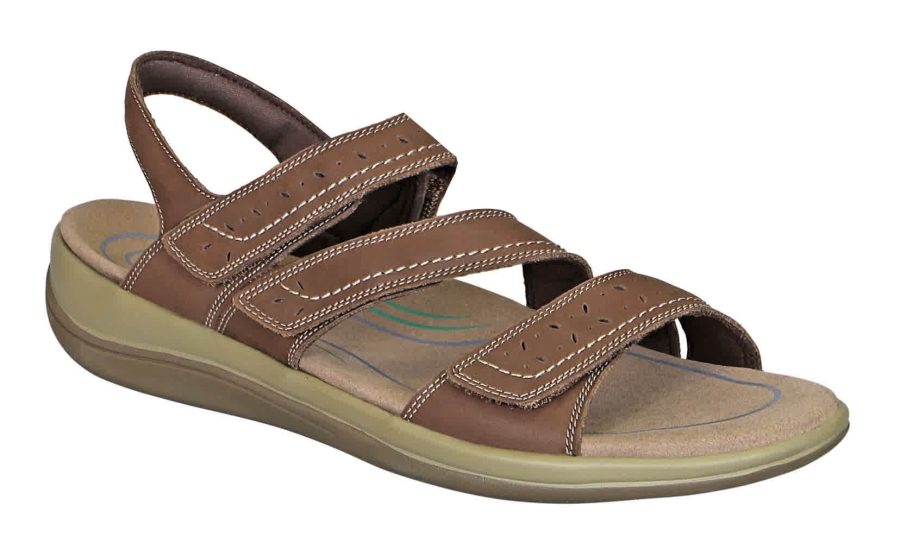 Orthofeet Shoes Naxos 932 Women's Sandal - Comfort Orthopedic Sandal Wide - Cushioning Sole