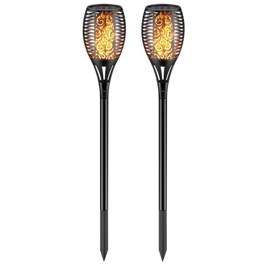 Outdoor Solar Flame Torch Lights