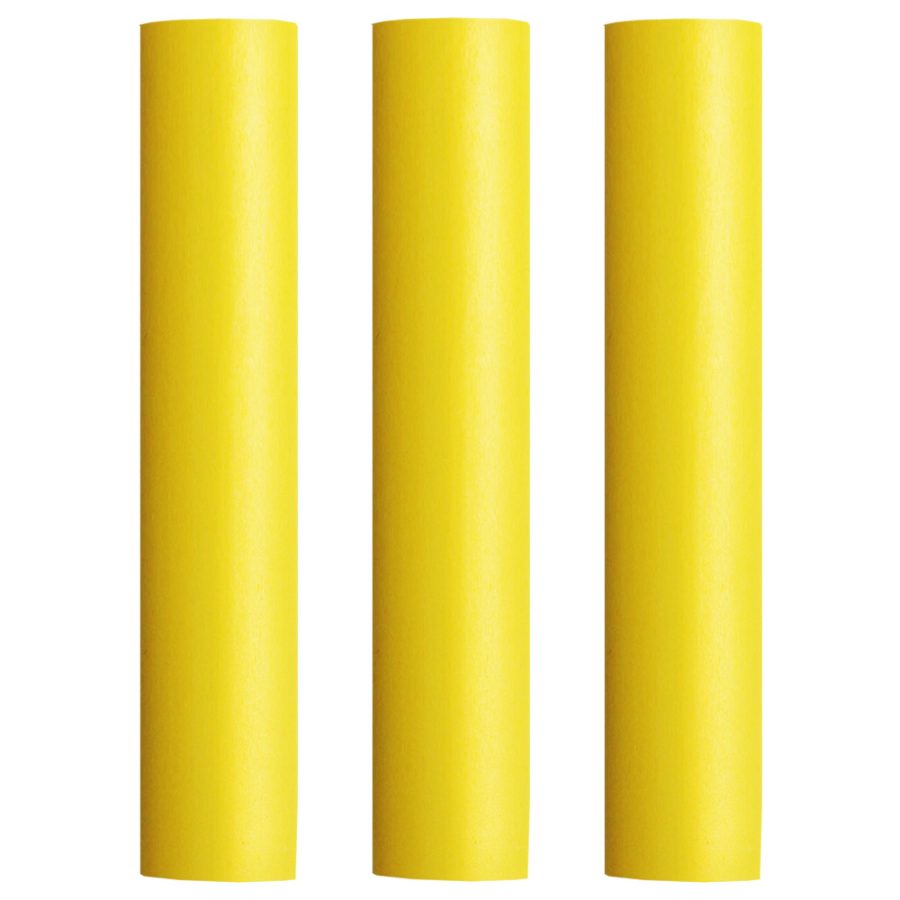 PACER BEHS1-12YL-3 Battery Cable Heat Shrink Tubing - 1 INCH x 12 INCH - Yellow (3-Pieces)