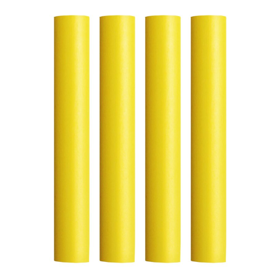 PACER BEHS3/4-12YL-4 Battery Cable Heat Shrink Tubing - 3/4 INCH x 12 INCH - Yellow (4-Pieces)