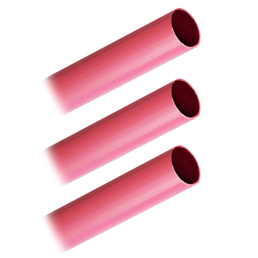 PACER BHW3/4-12RD-3 Battery Cable Heavy Wall Heat Shrink Tubing - 3/4 INCH x 12 INCH - Red (3-Pieces)