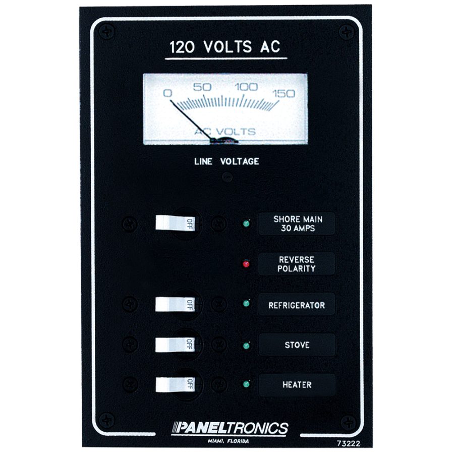 PANELTRONICS 9972322B STANDARD AC 3 POSITION BREAKER PANEL & MAIN