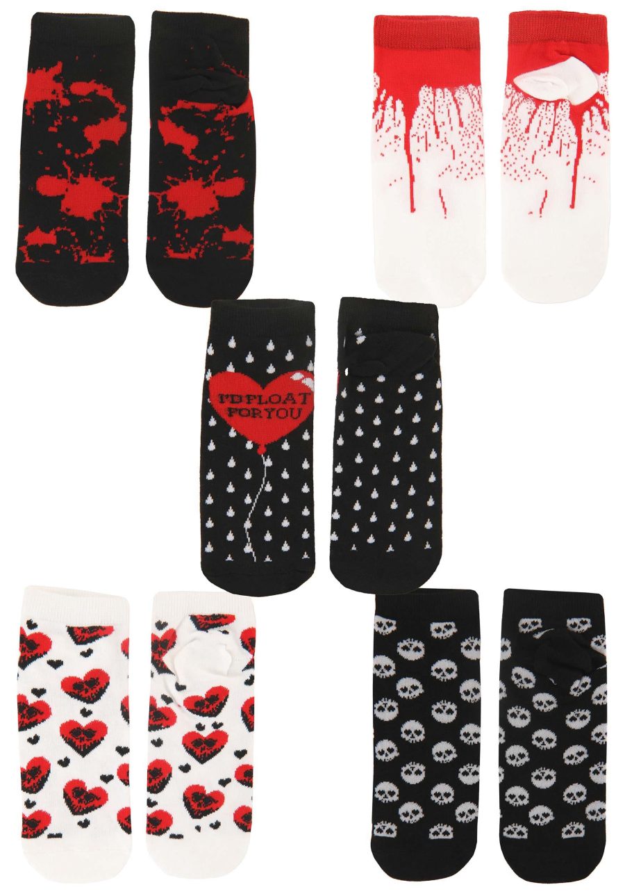 Pack of 5 Goth Valentine's Day Socks