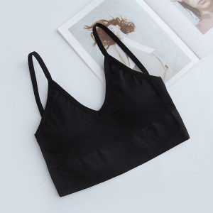 Padded Spaghetti Strap Sports Bra