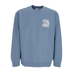 Peace Program Crew Fleece Men's Crewneck Sweatshirt Coronet Blue