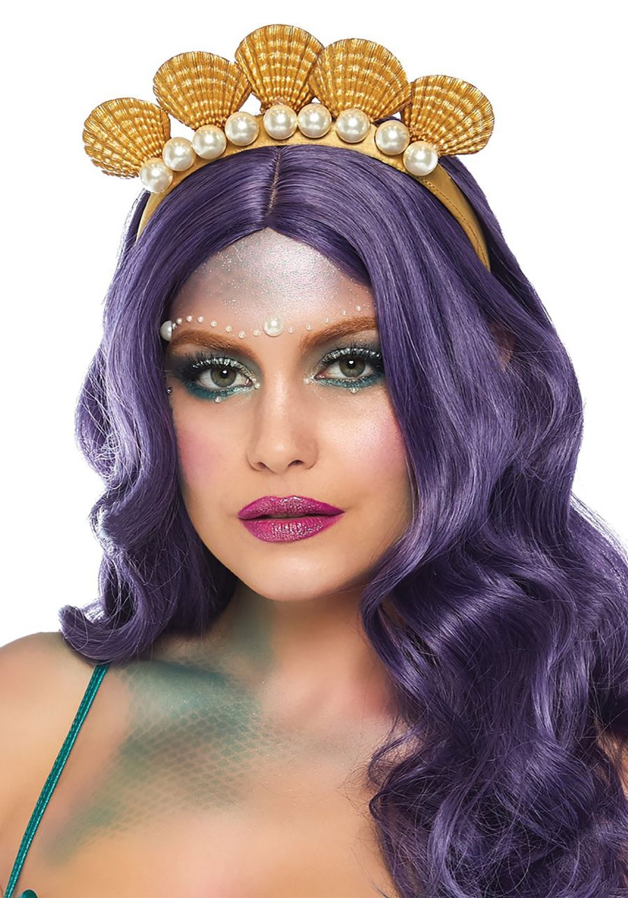 Pearl Shell Mermaid Costume Headband