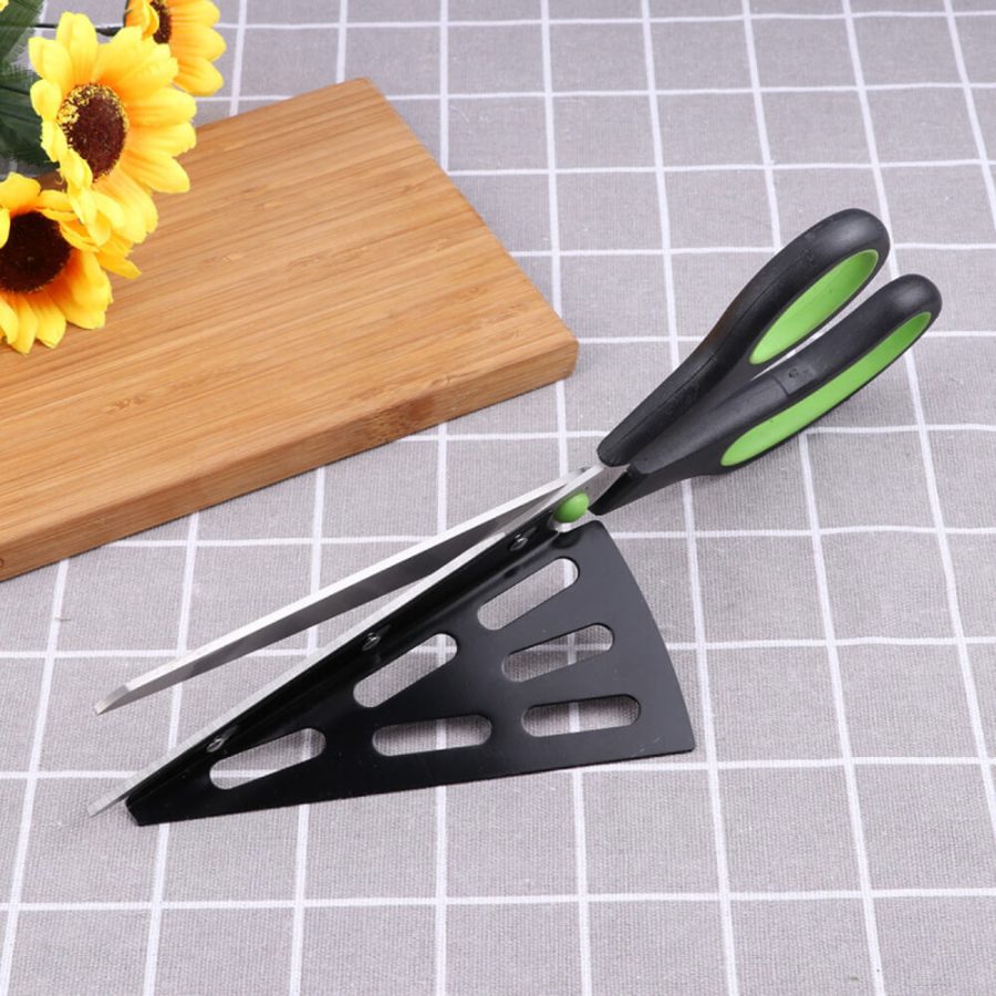 Pizza Cutting Scissors with Detachable Spatula