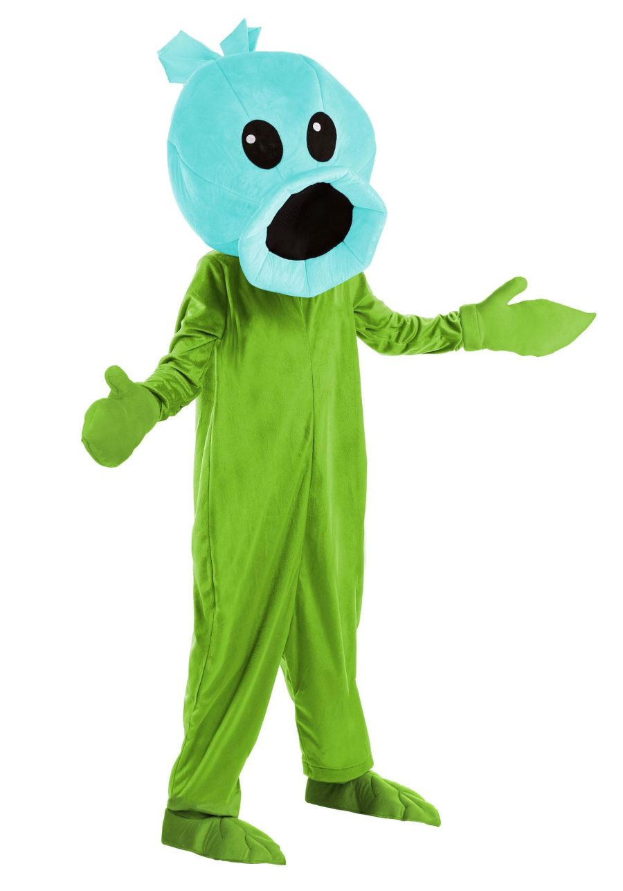 Plants Vs Zombies Snow Pea Costume Adult Jumpsuit