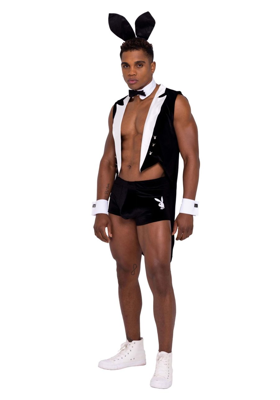 Playboy Men???s Tuxedo Bunny Costume