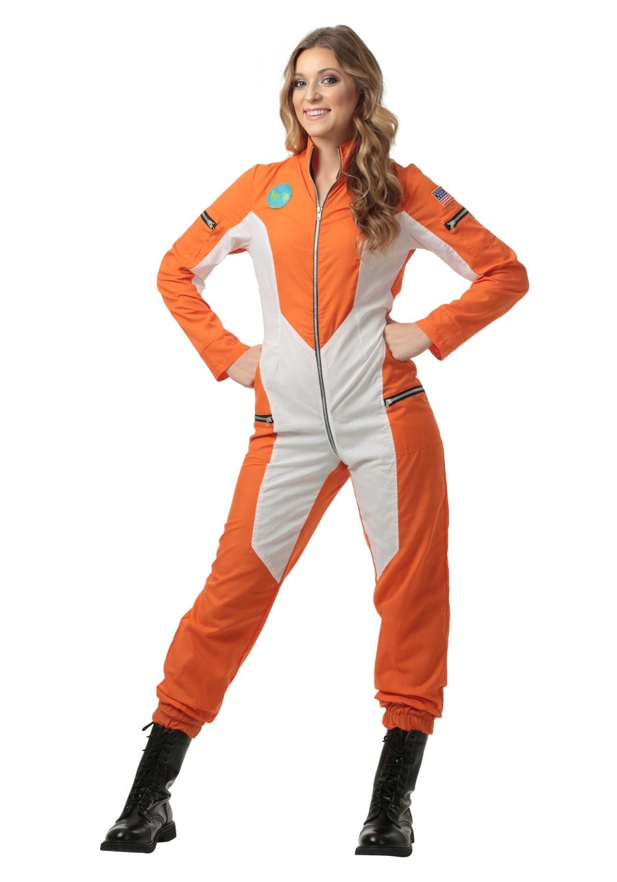 Plus Size Astronaut Jumpsuit Women's Costume